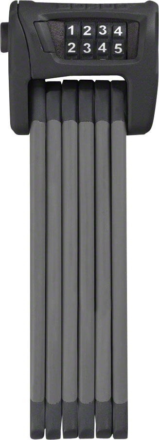 ABUS Bordo 6100 Combination Folding Lock: 90cm Black with Bracket