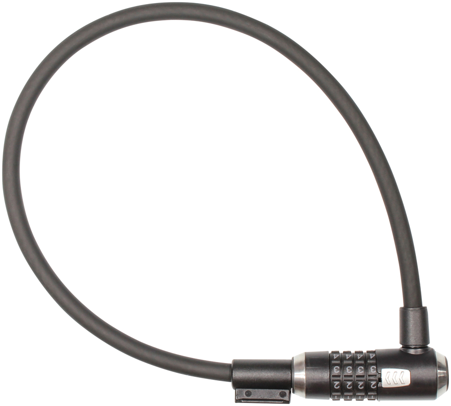 Kryptonite KryptoFlex 1265 Cable Lock - 4-Digit Combo, 65cm x 12mm, Black