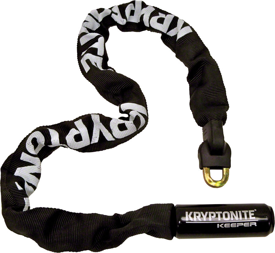 Kryptonite Keeper 785 Integrated Chain Lock - 85cm (2.8'), 7mm, Keyed, Black






