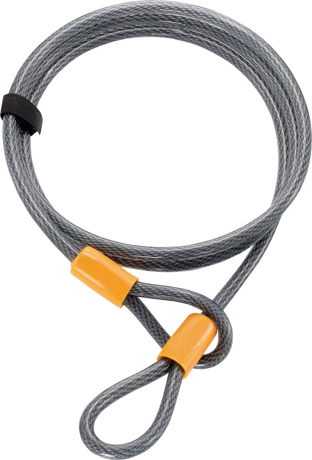 OnGuard Akita Cable: 7' x 10mm, Gray/Orange






