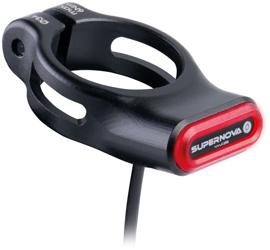 Supernova TL3 Mini 6V Seatpost Light - 31.6mm, Black