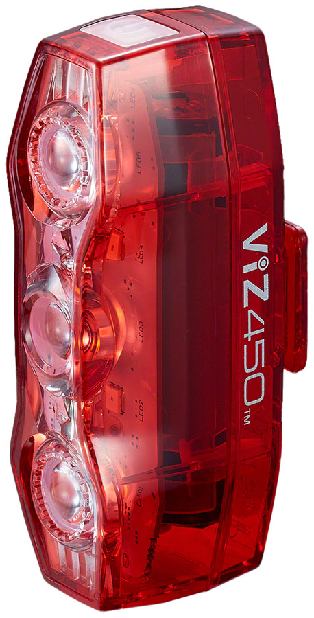 Cateye VIZ450 (USB-C) Taillight - Black