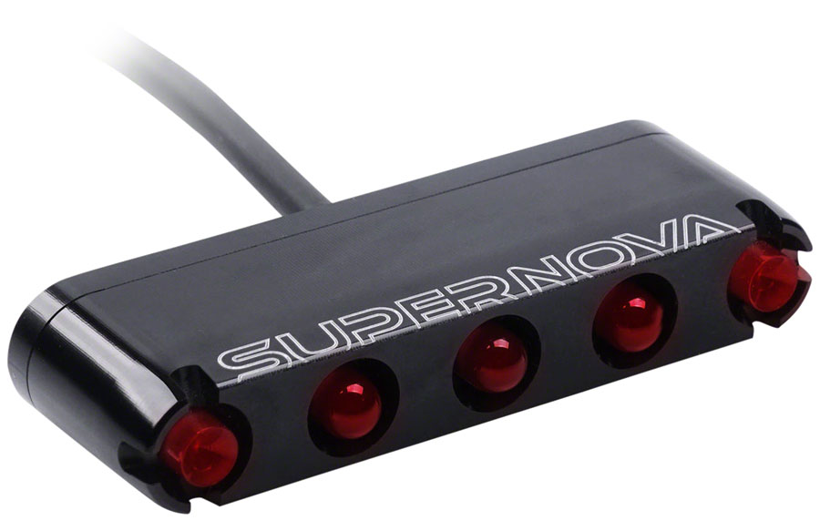 Supernova M99 eBike Taillight: 6V, Black 