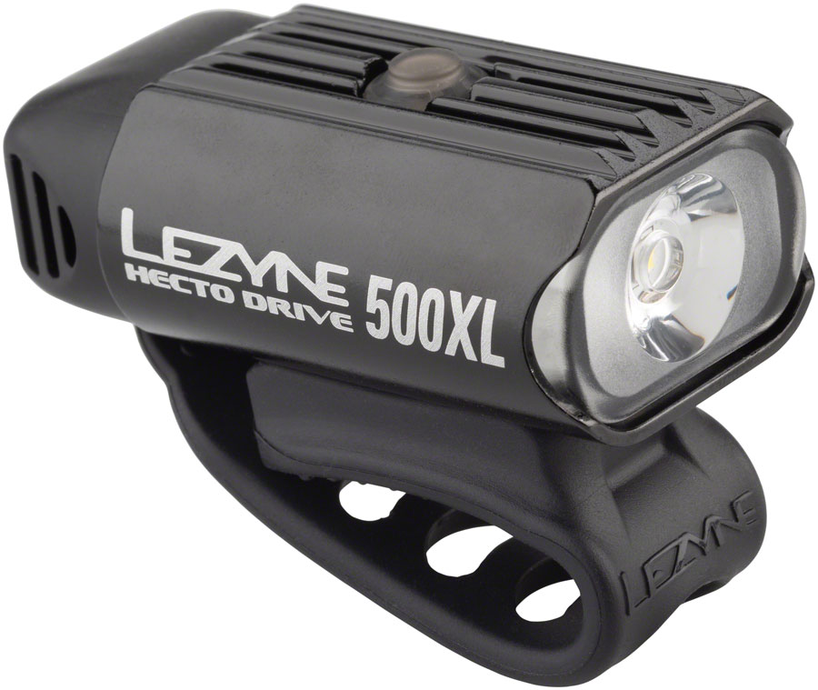 Lezyne Hecto Drive 500XL Headlight: Gloss Black 