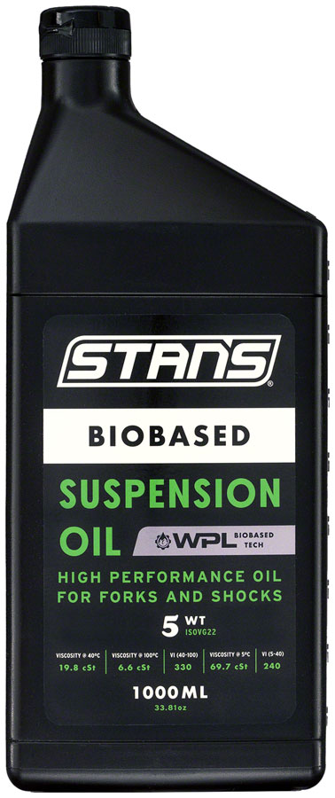 Stan's Biobased Suspension Oil - 5WT, 1L