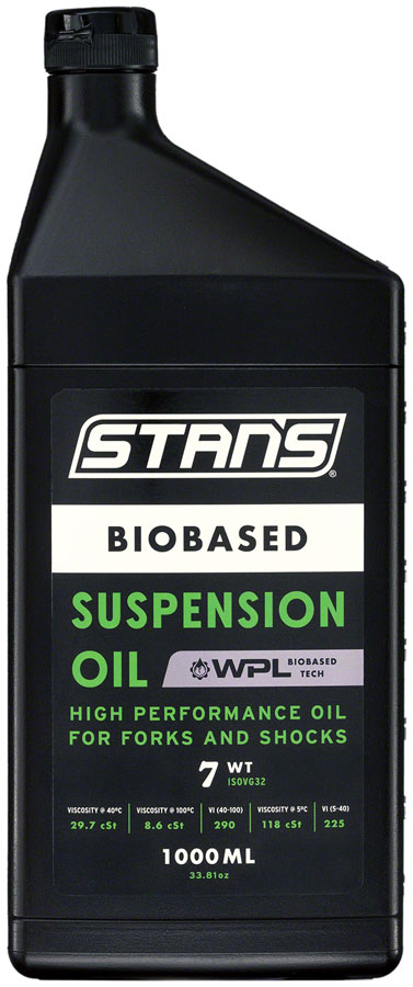 Stan's Biobased Suspension Oil - 7WT, 1L