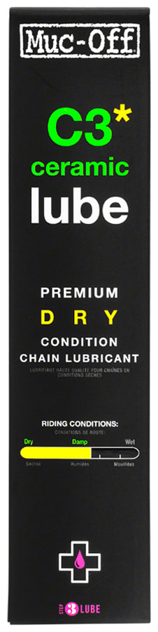 Muc-Off C3 Dry Ceramic Bike Chain Lube - 50ml, Drip 