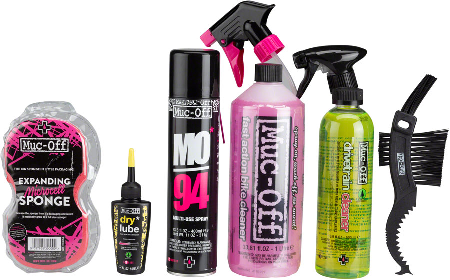 Muc-Off Bike Care Kit: Wash and Drivetrain Essentials - LU0942