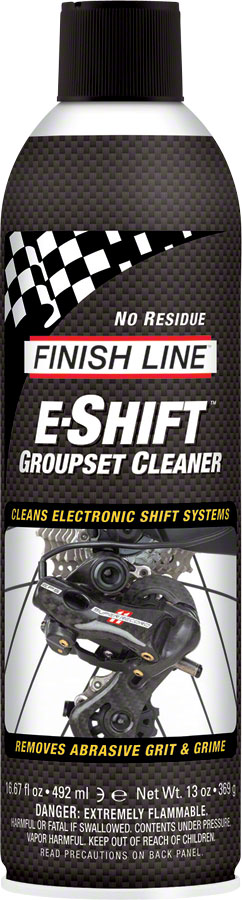 Finish Line E-Shift Cleaner Electronic Groupset Cleaner, 16oz Aerosol






