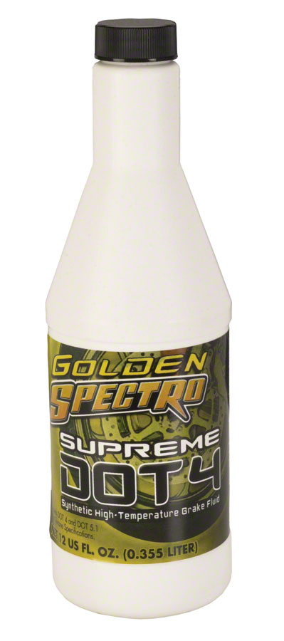 Golden Spectro DOT 4 Disc Brake Fluid 12oz 