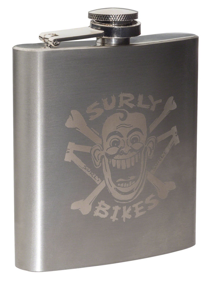 Surly Hip Flask 6oz Stainless






