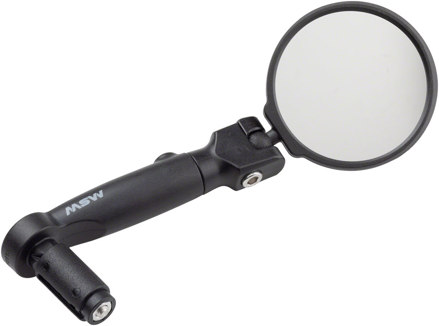 MSW Handlebar Mirror - Flat and Drop Bar, HD Glass Lens






