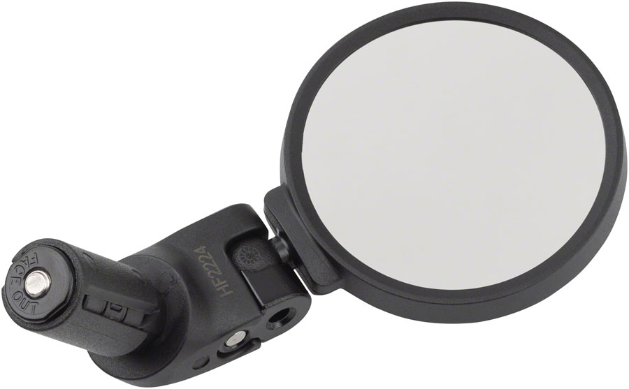 MSW Handlebar Mirror - Flat and Drop Bar, Stainless Steel Lens






