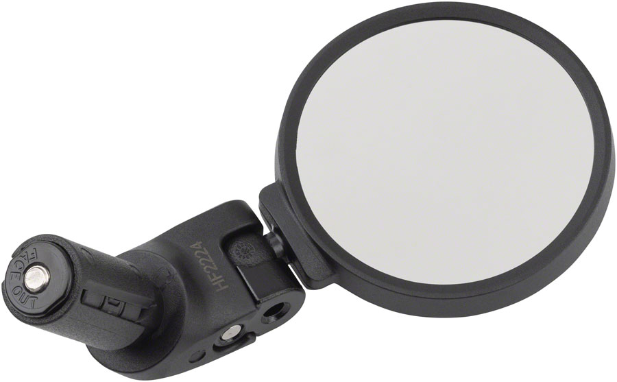 MSW Handlebar Mirror - Flat and Drop Bar, Stainless Steel Lens