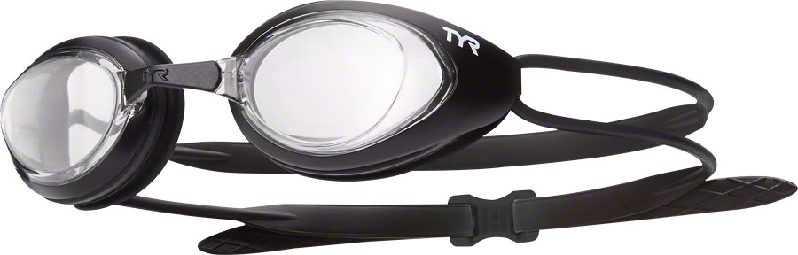 TYR Blackhawk Goggle: Black Frame/Clear Lens







