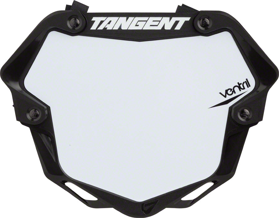 Tangent Pro Ventril 3D Number Plate - Black/White