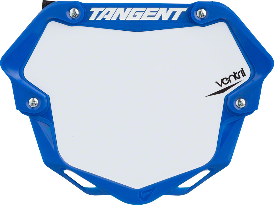 Tangent Pro Ventril 3D Number Plate - Blue/White