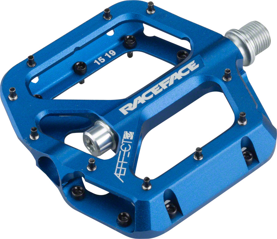 RaceFace Aeffect Pedals Platform, Aluminum, 9/16", Blue