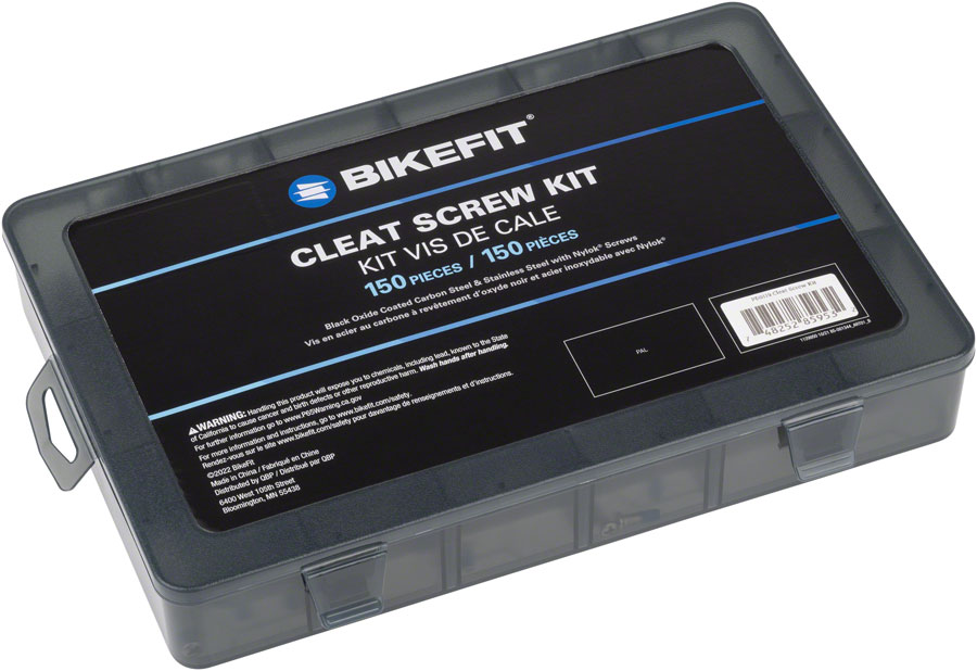 BikeFit Cleat Screw Kit - Assorted Sizes 