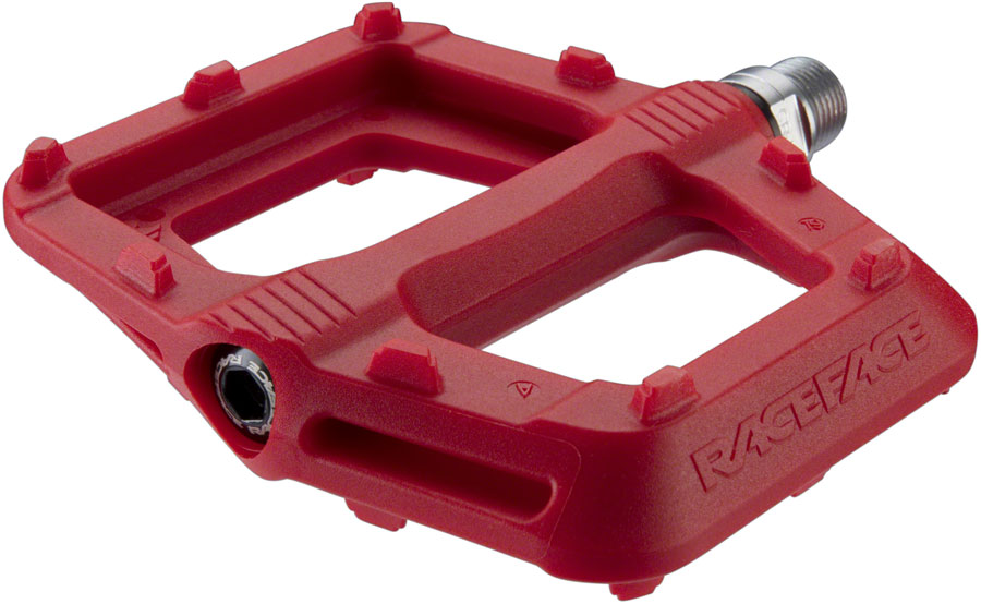 RaceFace Ride Pedals - Platform, Composite, 9/16", Red 