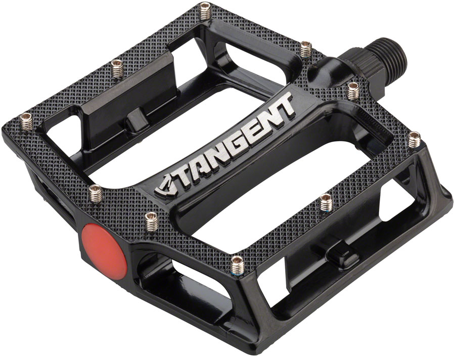 Tangent Pedals Platform, 1 1/4", Alloy, 9/16", Black
