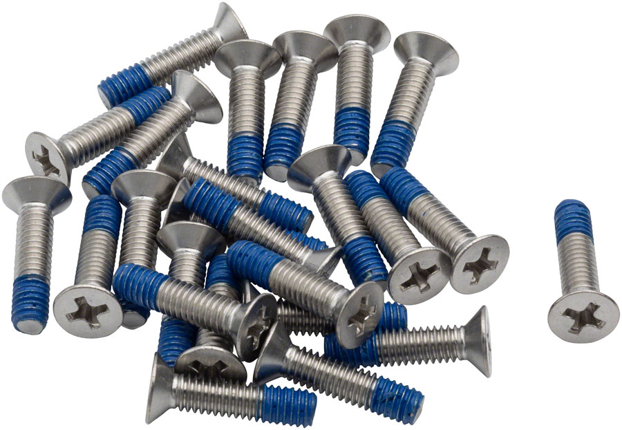 BikeFit Cleat Screws - 4-hole, Speedplay Compatible, 17mm, 25-pack 