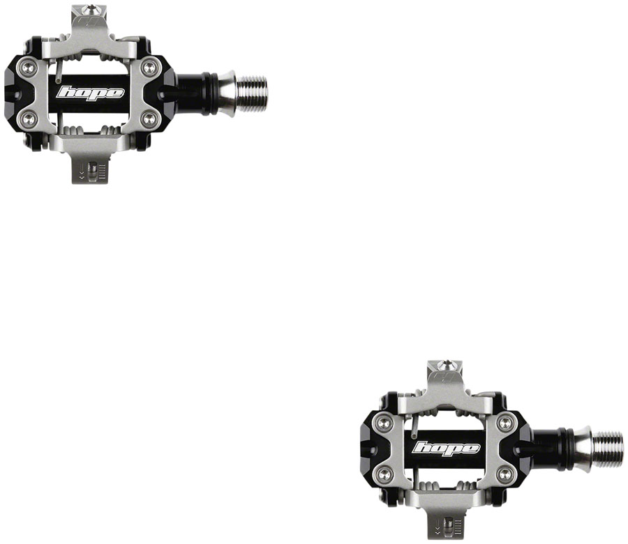Hope Union RC Pedals - Dual Sided Clipless, 9/16", Black