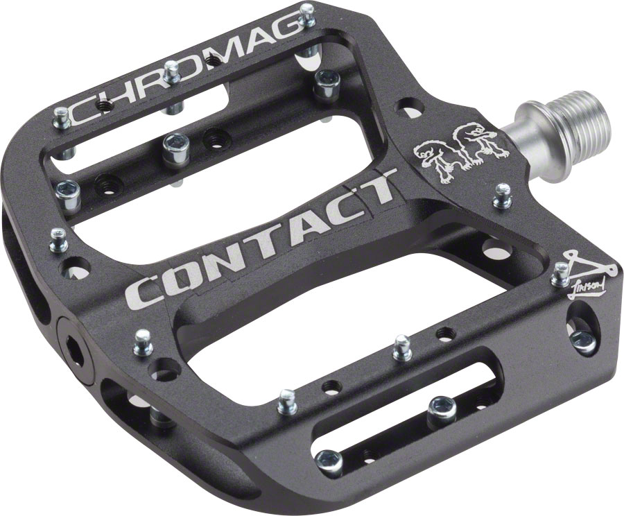 Chromag Contact Pedals - Platform, Aluminum, 9/16", Black






