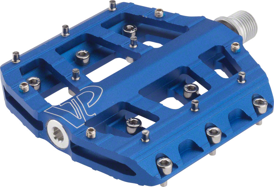 VP Components Vice Trail Pedals - Platform, Aluminum, 9/16", Blue 