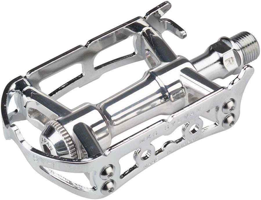MKS Sylvan Road Next Pedals -Platform, Aluminum, 9/16", Silver 