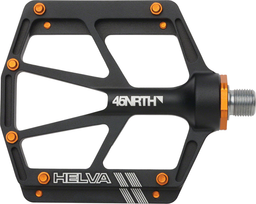 45NRTH Helva Pedals - Platform, Aluminum, 9/16", Black 