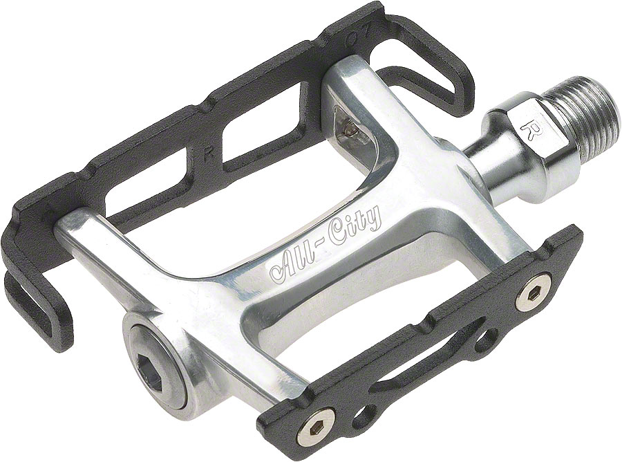 All-City Cecil Pro Track Pedals -9/16", Black