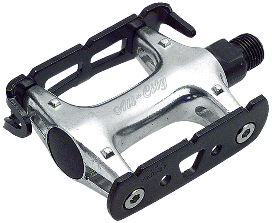 All-City Standard Track Pedals -9/16", Black/Silver