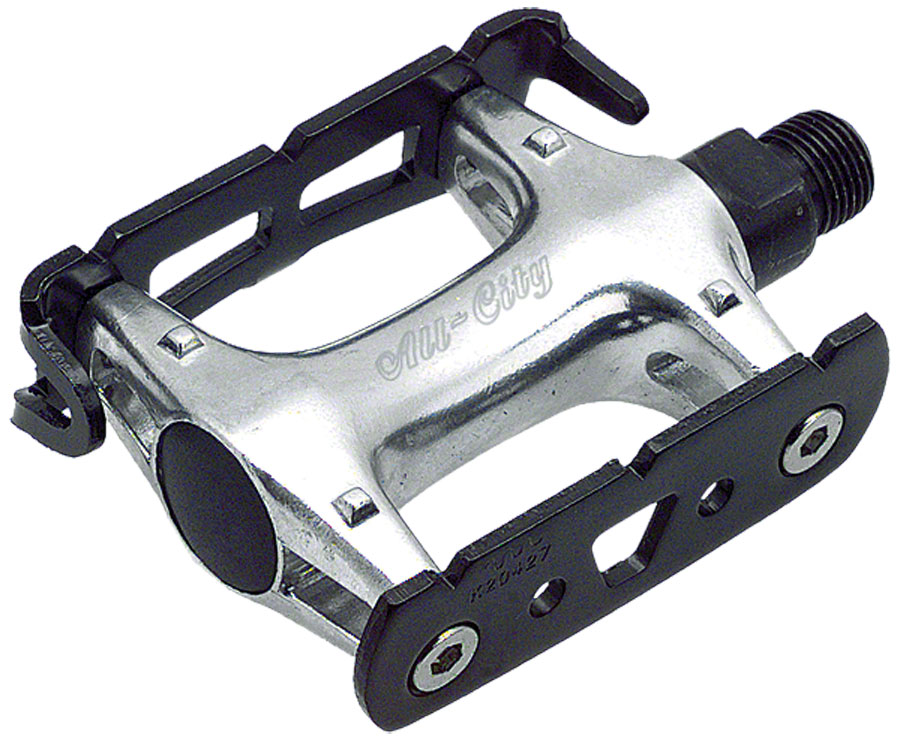 All-City Standard Track Pedals -9/16", Black/Silver 
