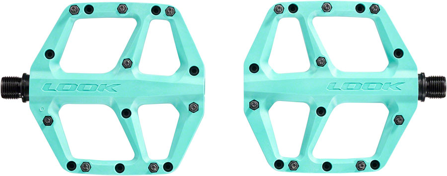 LOOK Trail Fusion Pedals - Platform, 9/16", Blue