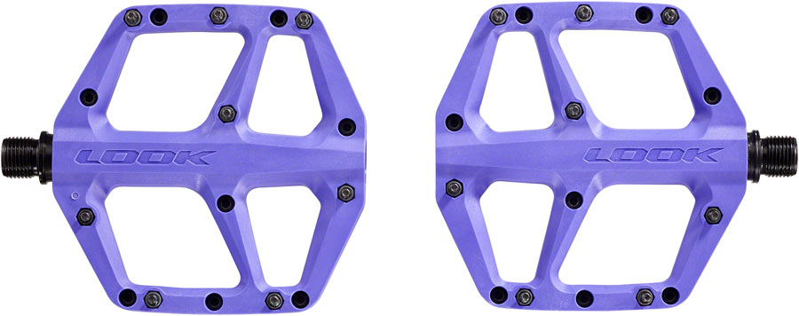 LOOK Trail Fusion Pedals - Platform, 9/16", Purple 