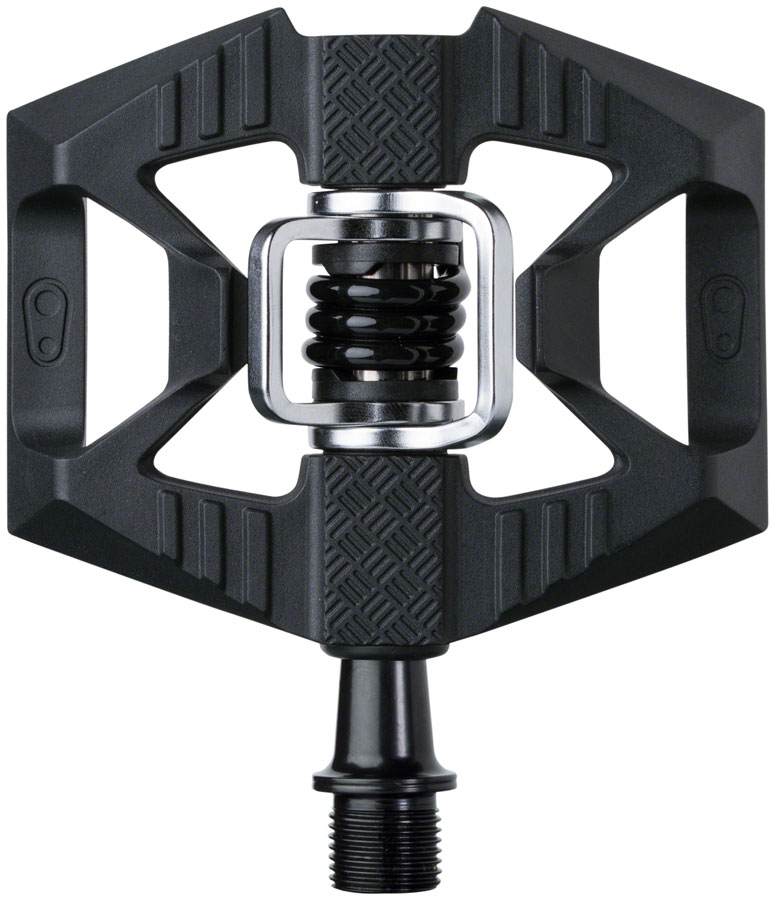 Crankbrothers Double Shot 1 Pedals - Single Side Clipless with Platform, Composite, 9/16", Black