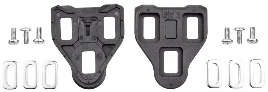 VP BLK 1 LOOK Delta Cleats, Fixed Black 