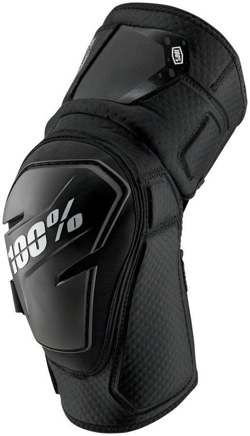 100% Fortis Knee Guards - Black, Large/X-Large 