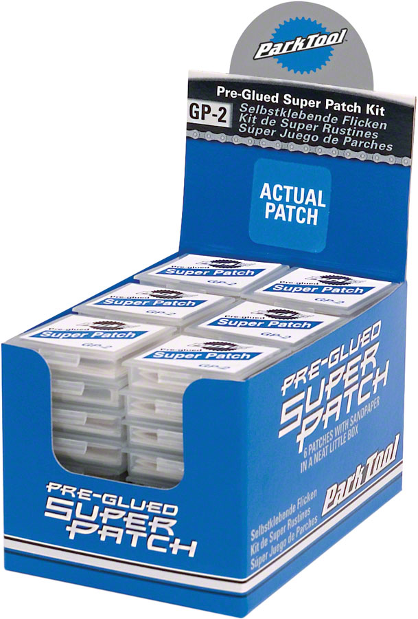 Park Tool Glueless Patch Kit: Display Box with 48 Individual Kits






