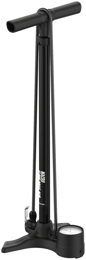 Lezyne Macro Floor Drive DV Floor Pump - Dual Valve, 220psi, Flat Black