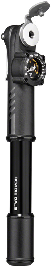 Topeak Road DA G Mini Pump - 120psi, With Gauge, Presta only, Black