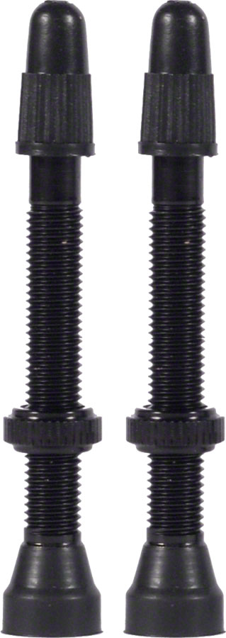 WTB Aluminum TCS Tubeless Valves: 46mm, Black, Pair






