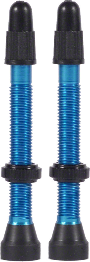 WTB Aluminum TCS Tubeless Valves: 46mm, Blue, Pair 