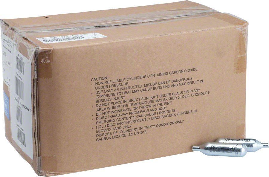 Genuine Innovations 16gram Threadless CO2 Cartridges: Box of 270