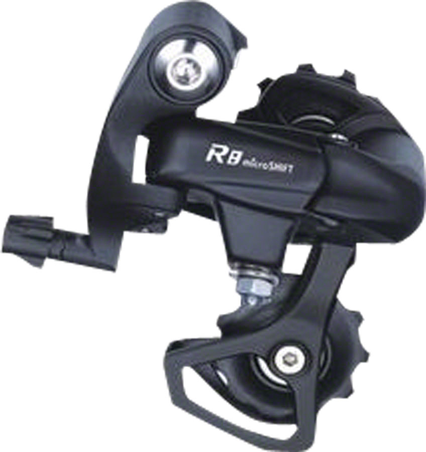 microSHIFT R8 Rear Derailleur - 8,9 Speed, Short Cage, Black 