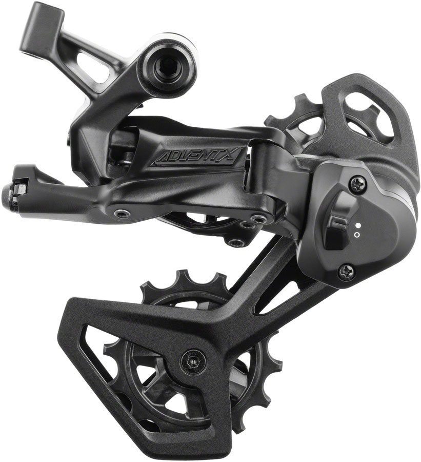 microSHIFT ADVENT X V2 Rear Derailleur - 10-Speed, Medium Cage, Clutch, ADVENT X and Sword Compatible, Black, Ver. 2






