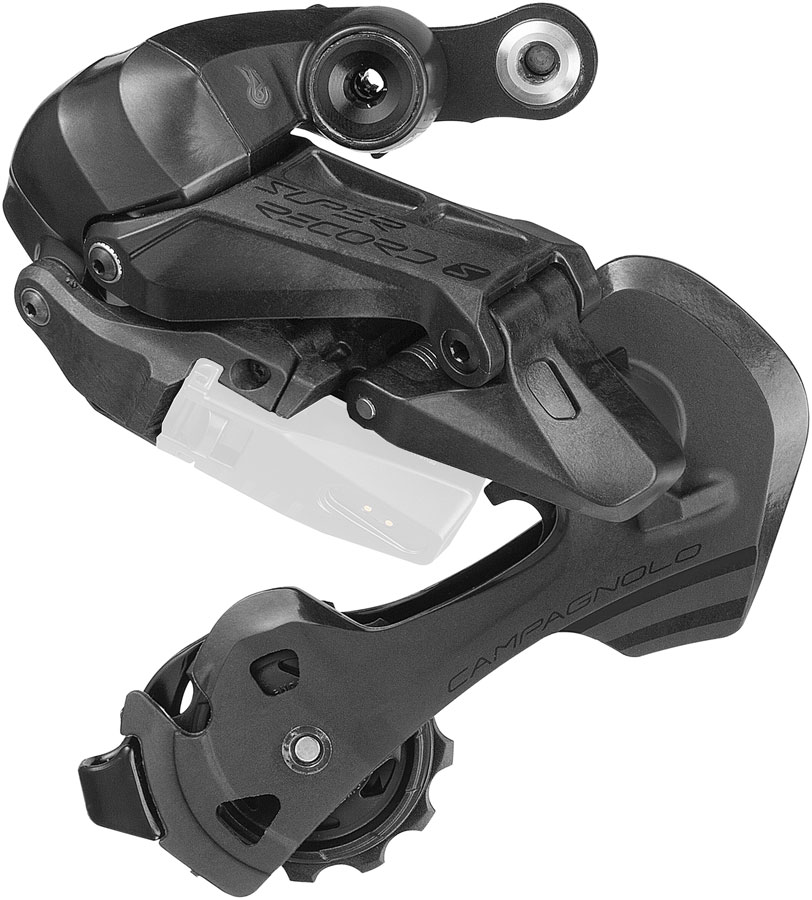 Campagnolo Super Record S Wireless Rear Derailleur - 12-Speed, Short Cage, Battery Sold Separate, Black