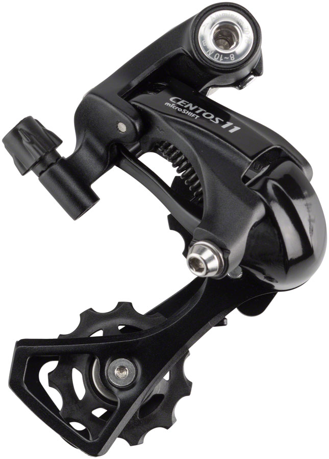 microSHIFT Centos Rear Derailleur - 11 Speed, Short Cage, Black 