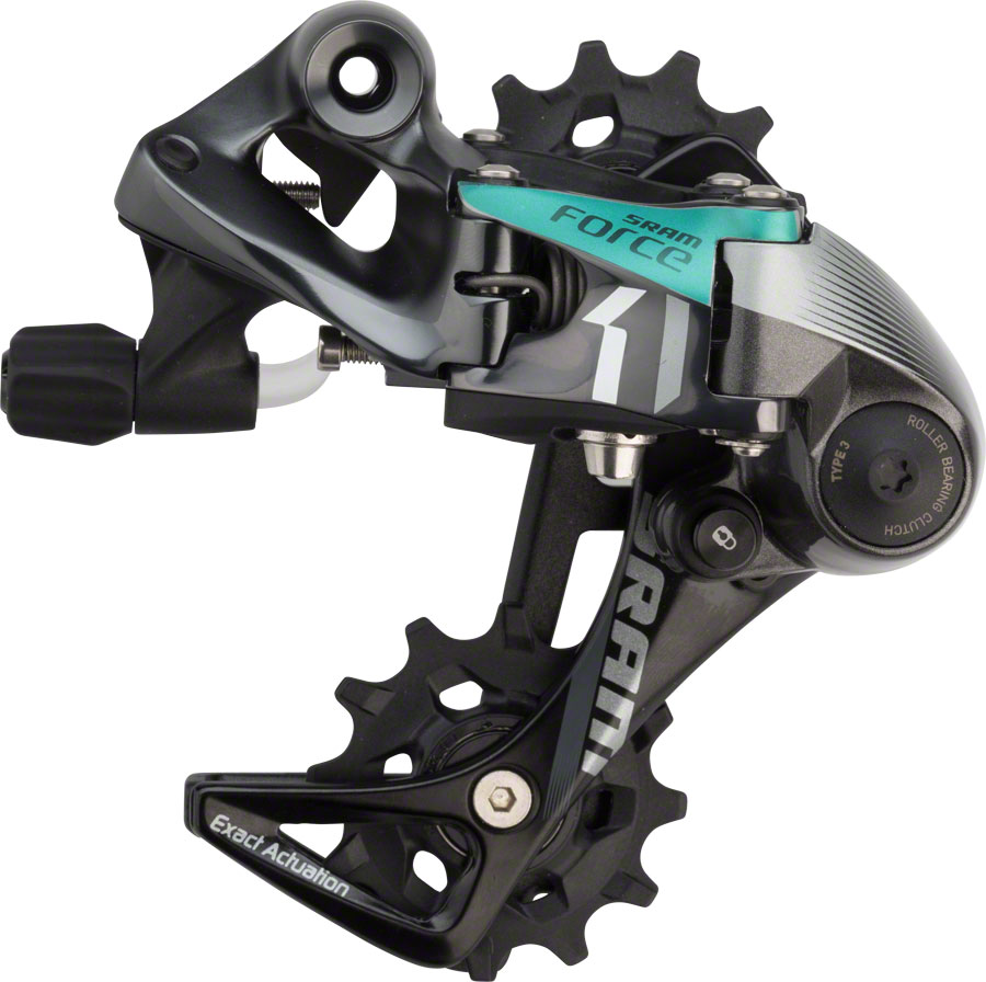 SRAM Force 1 Rear Derailleur - 11 Speed, Medium Cage, Gray 